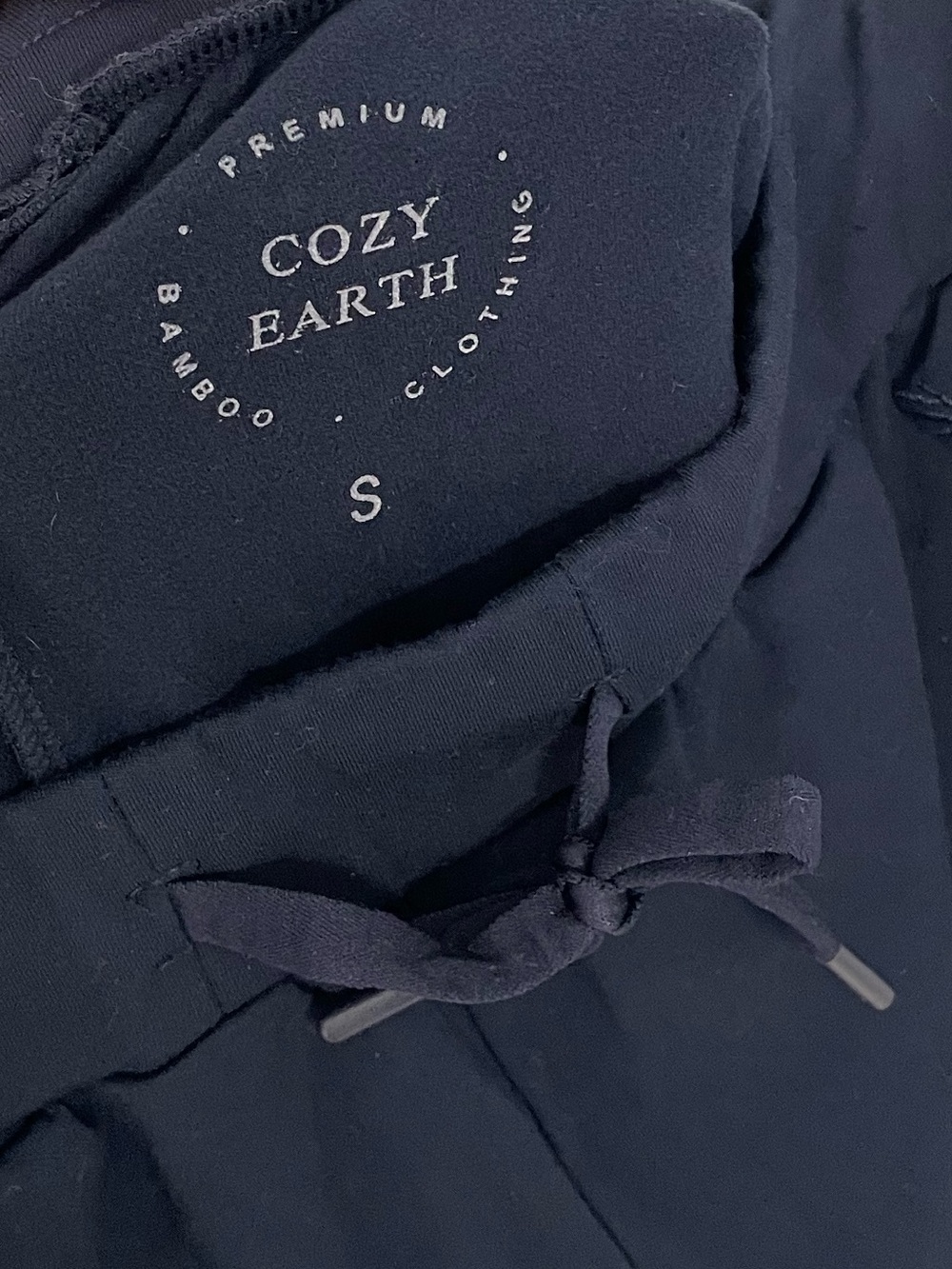 Cozy Earth Women's Bamboo Jogger Pants Size Small Navy Loungewear Casual. 13 - Picture 3 of 6